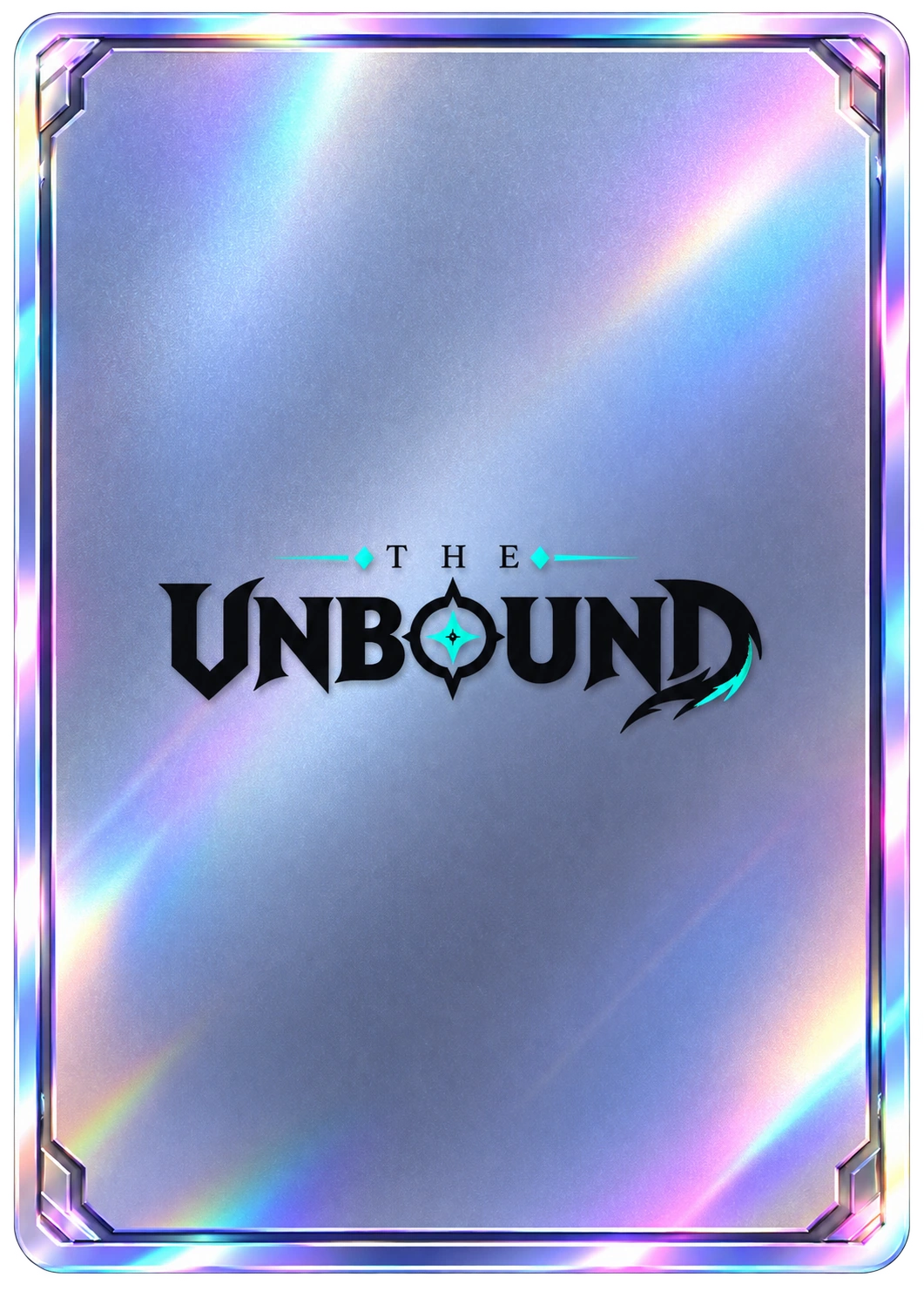 THE UNBOUND logo-side card back