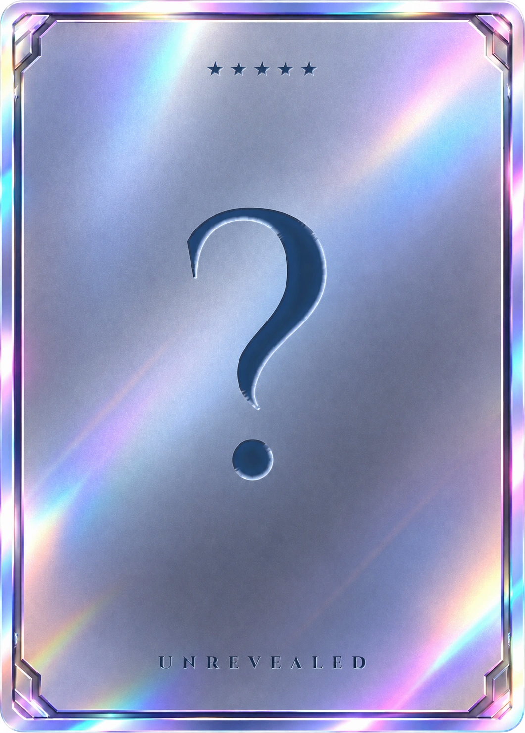 THE UNBOUND unrevealed card design